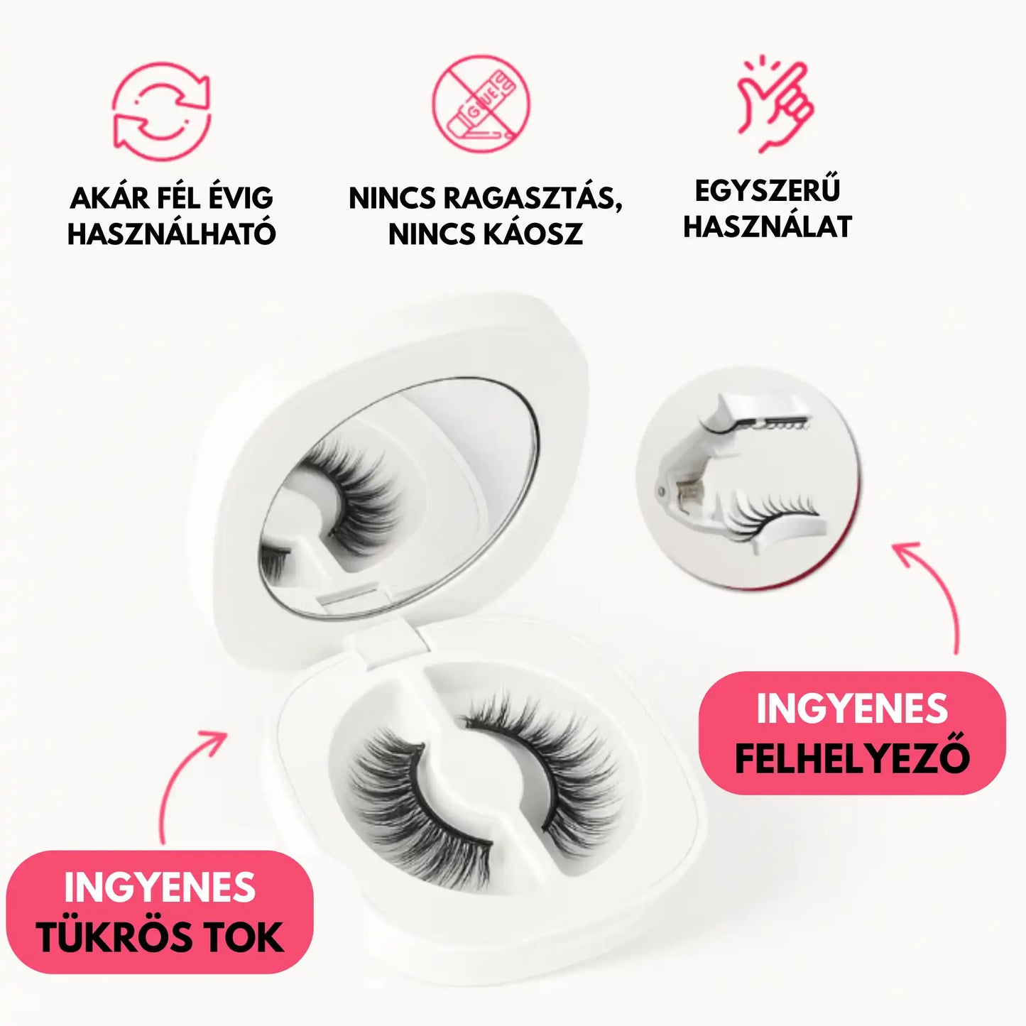 Kedvezmény - Mágneses Szempilla Készlet